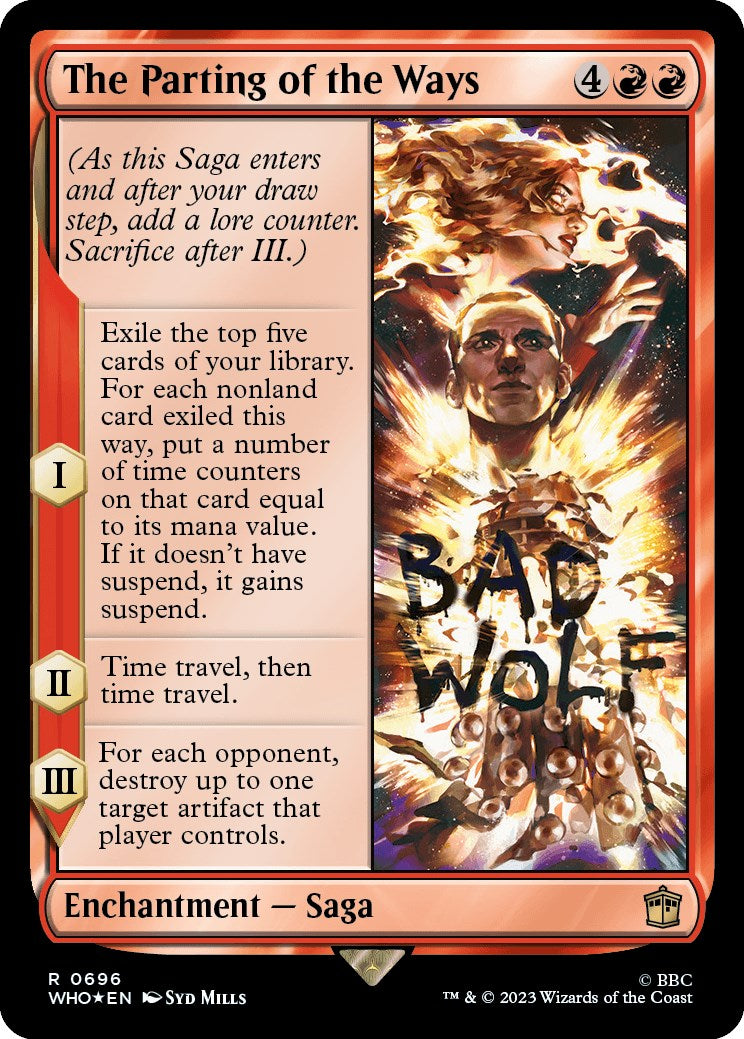 The Parting of the Ways (Surge Foil) [Doctor Who] | Boutique FDB TCG