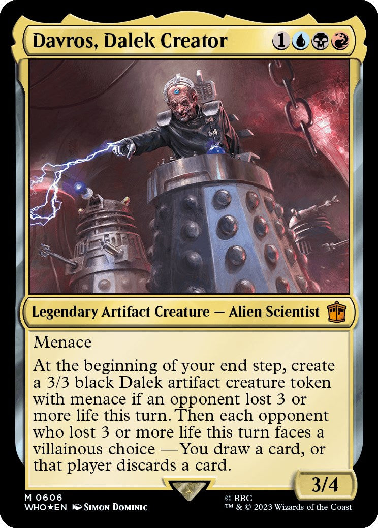 Davros, Dalek Creator (Surge Foil) [Doctor Who] | Boutique FDB TCG