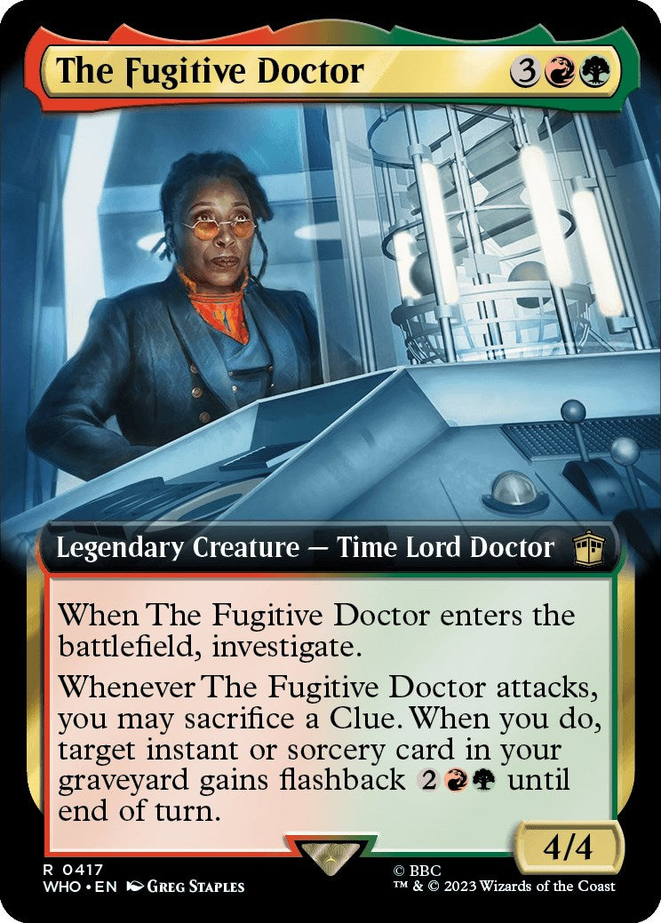 The Fugitive Doctor (Extended Art) [Doctor Who] | Boutique FDB TCG