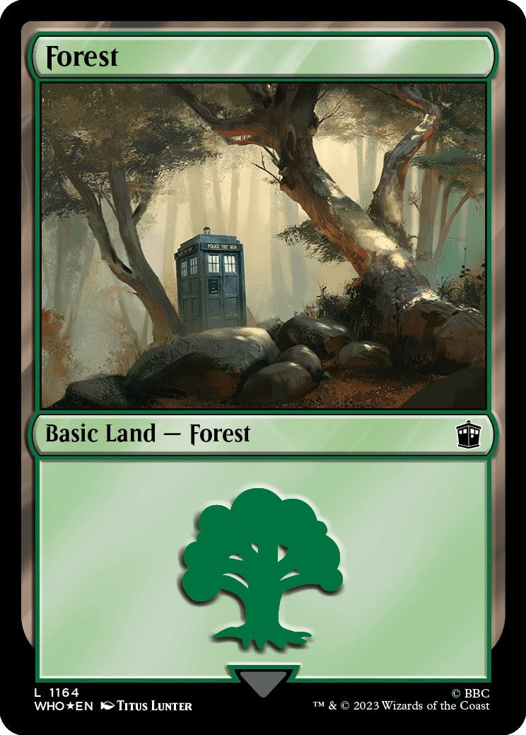 Forest (1164) (Surge Foil) [Doctor Who] | Boutique FDB TCG