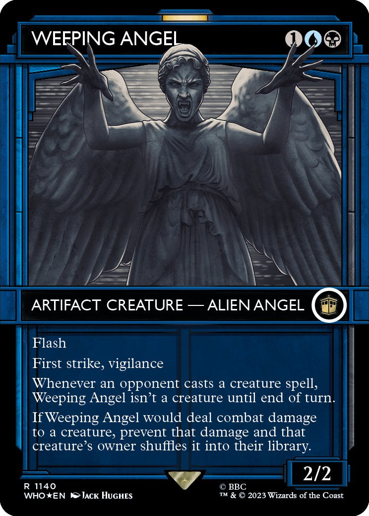 Weeping Angel (Showcase) (Surge Foil) [Doctor Who] | Boutique FDB TCG