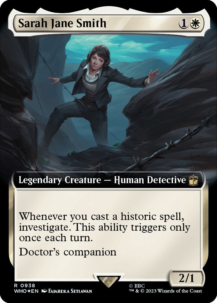 Sarah Jane Smith (Extended Art) (Surge Foil) [Doctor Who] | Boutique FDB TCG