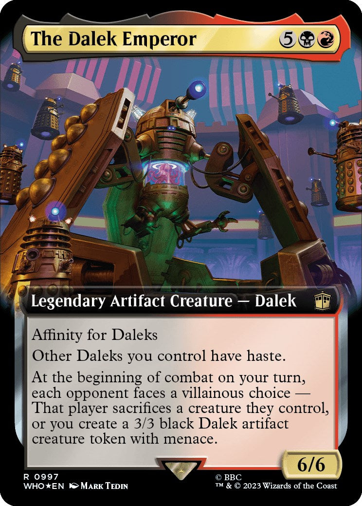 The Dalek Emperor (Extended Art) (Surge Foil) [Doctor Who] | Boutique FDB TCG