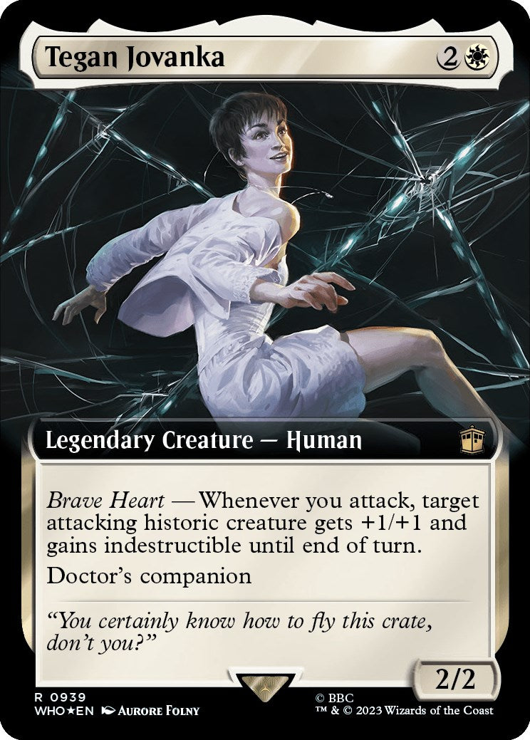 Tegan Jovanka (Extended Art) (Surge Foil) [Doctor Who] | Boutique FDB TCG