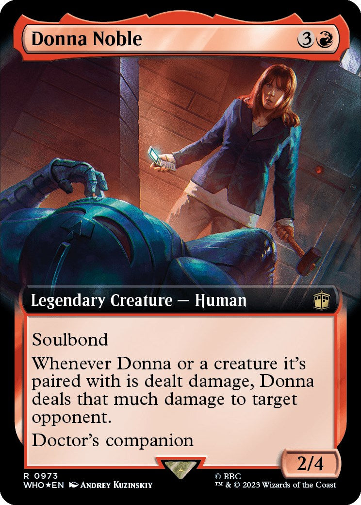 Donna Noble (Extended Art) (Surge Foil) [Doctor Who] | Boutique FDB TCG