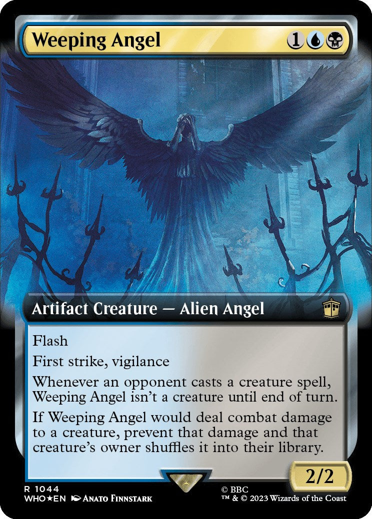 Weeping Angel (Extended Art) (Surge Foil) [Doctor Who] | Boutique FDB TCG