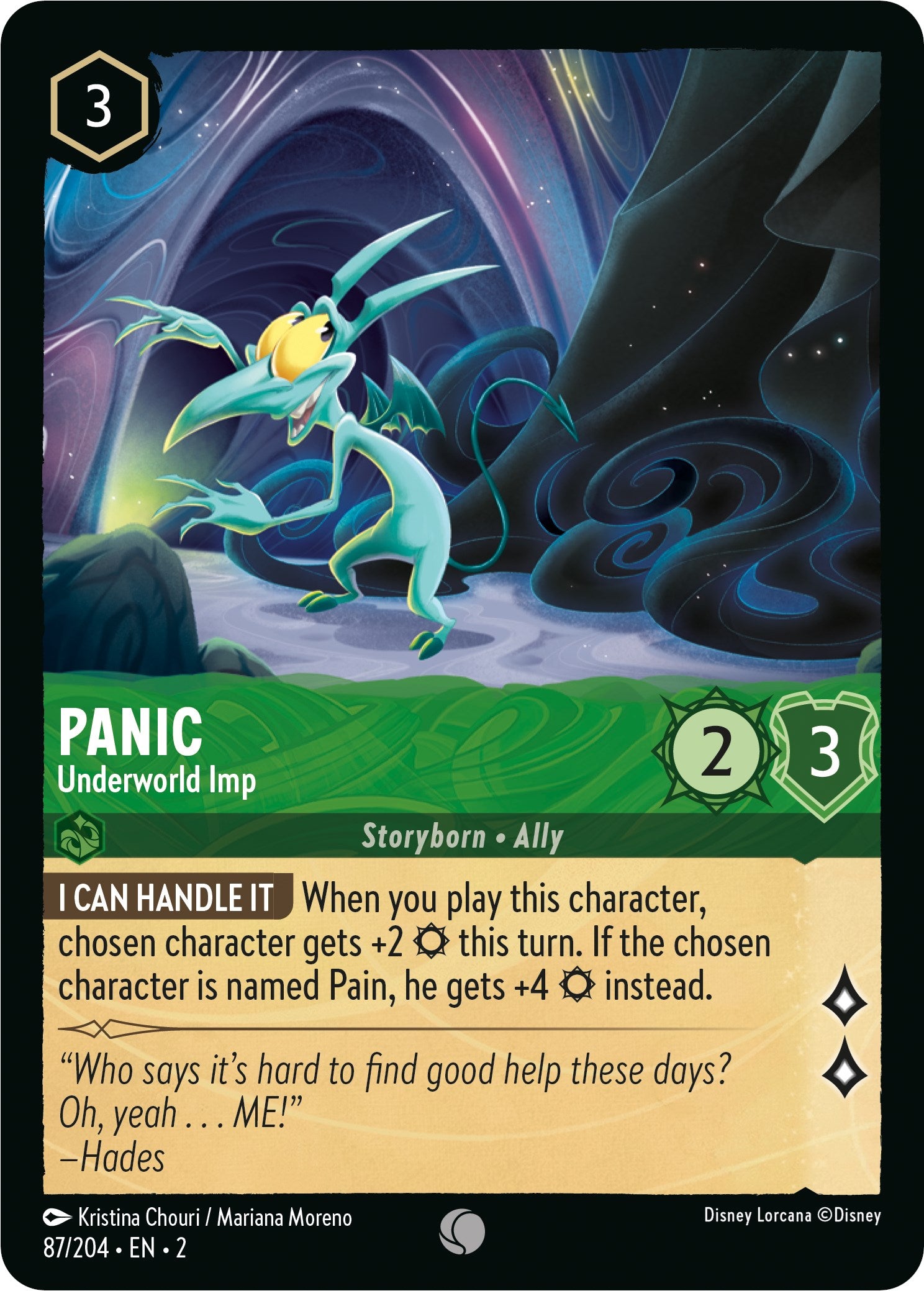 Panic - Underworld Imp (87/204) [Rise of the Floodborn] | Boutique FDB TCG