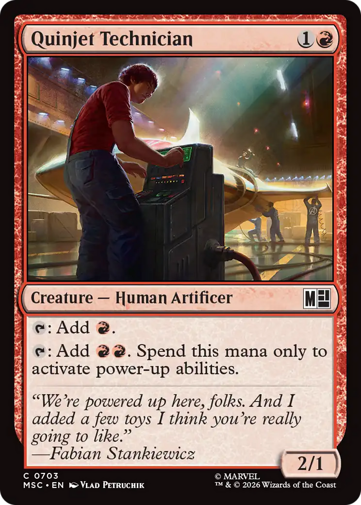 Quinjet Technician [Marvel Super Heroes Commander] | Boutique FDB TCG