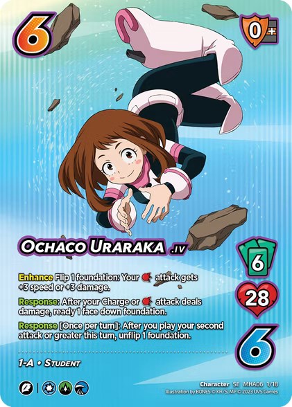 Ochaco Uraraka (1/18) [Jet Burn] | Boutique FDB TCG