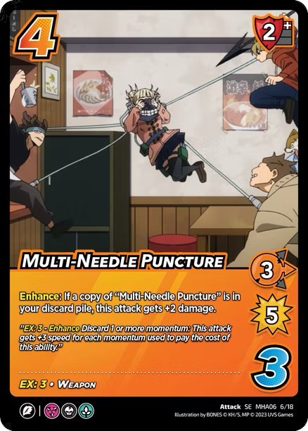 Multi-Needle Puncture [Jet Burn] | Boutique FDB TCG