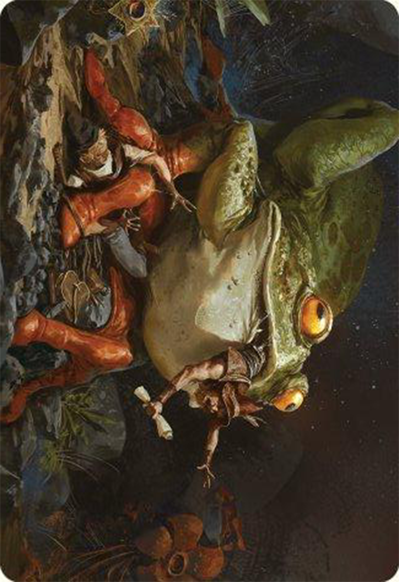 Rampant Frogantua Art Card [Modern Horizons 3 Art Series] | Boutique FDB TCG