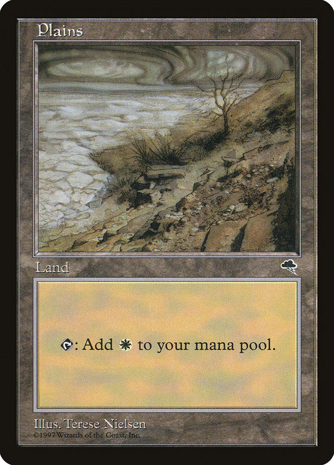 Plains (Single Tree / Circular Sky Swirls) [Tempest] | Boutique FDB TCG