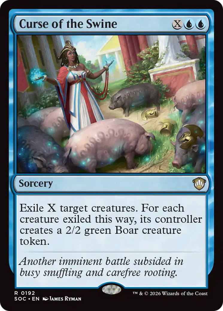 Curse of the Swine [Secrets of Strixhaven Commander] | Boutique FDB TCG