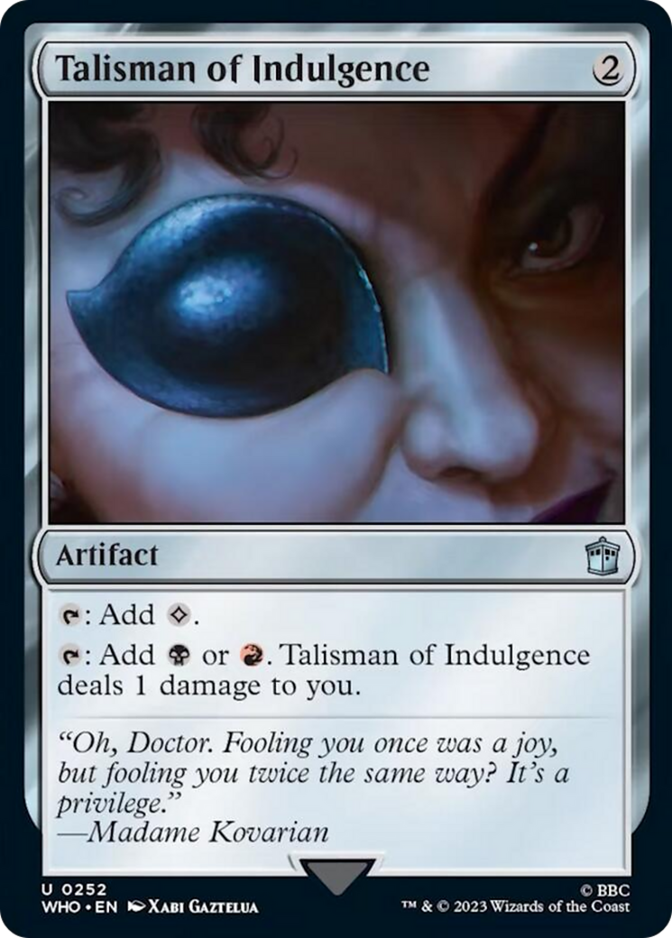 Talisman of Indulgence [Doctor Who] | Boutique FDB TCG
