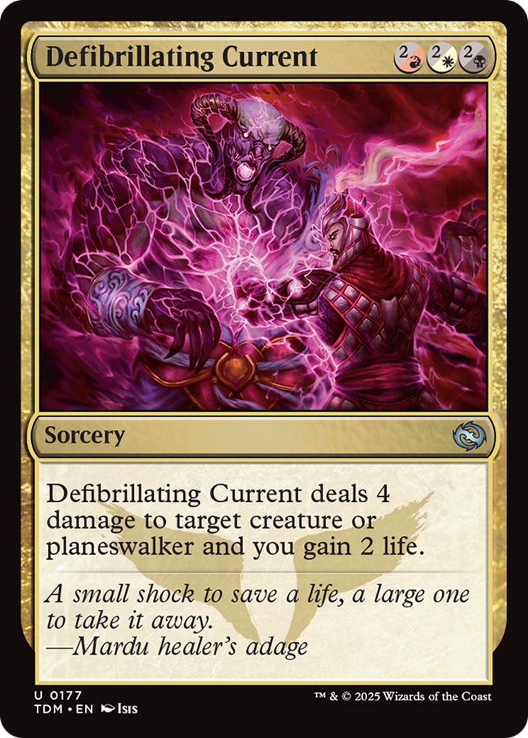 Defibrillating Current [Tarkir: Dragonstorm] | Boutique FDB TCG