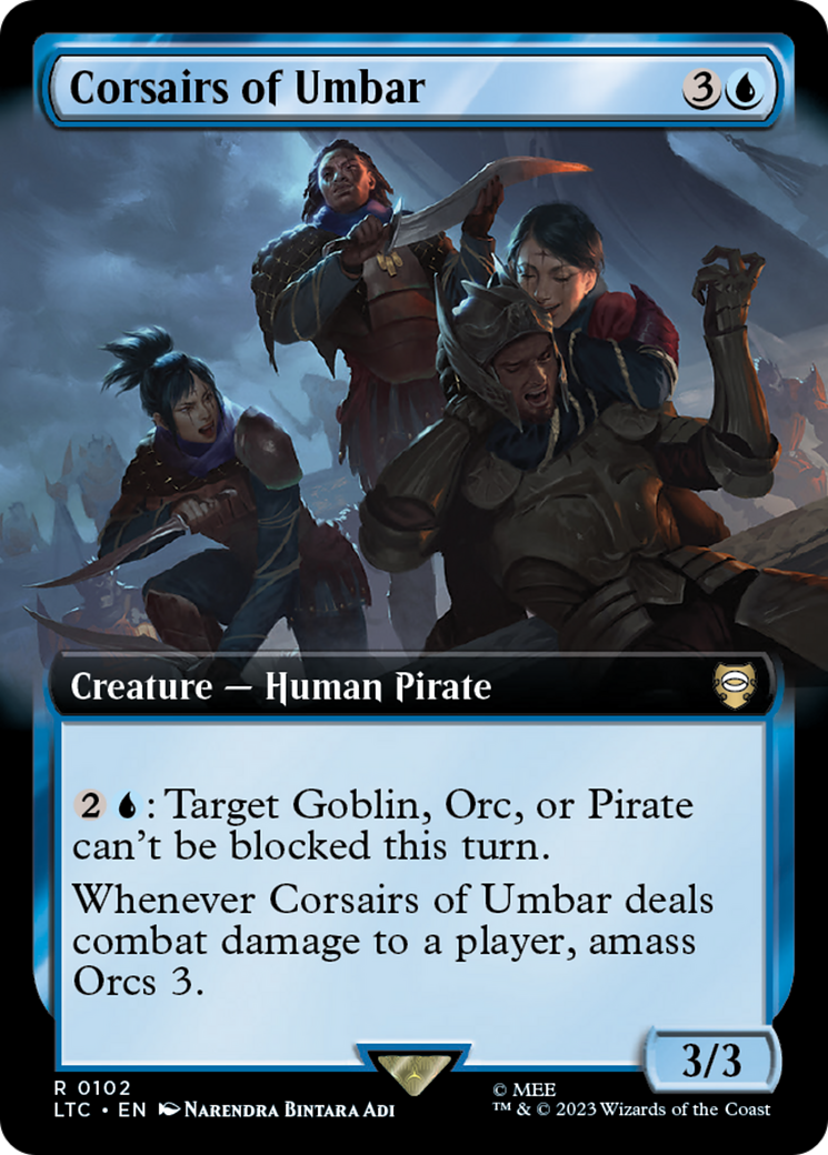 Corsairs of Umbar (Extended Art) [The Lord of the Rings: Tales of Middle-Earth Commander] | Boutique FDB TCG