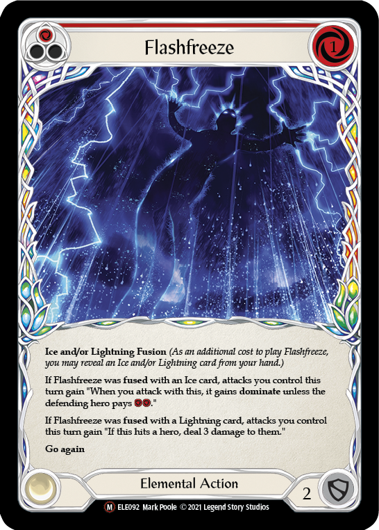 Flashfreeze [U-ELE092] (Tales of Aria Unlimited)  Unlimited Rainbow Foil | Boutique FDB TCG