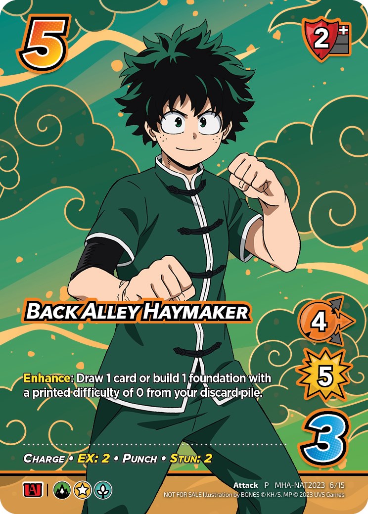 Back Alley Haymaker (Pro Hero Nationals 2023) [Miscellaneous Promos] | Boutique FDB TCG