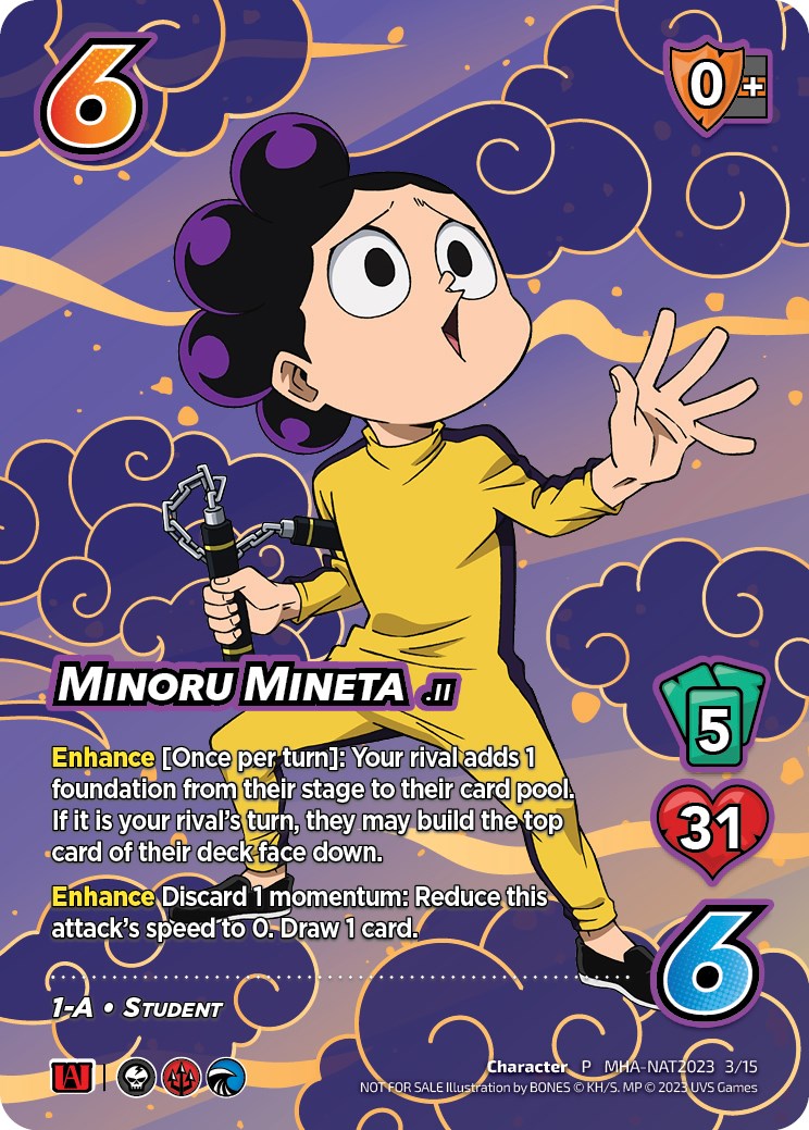 Minoru Mineta (Pro Hero Nationals 2023) [Miscellaneous Promos] | Boutique FDB TCG