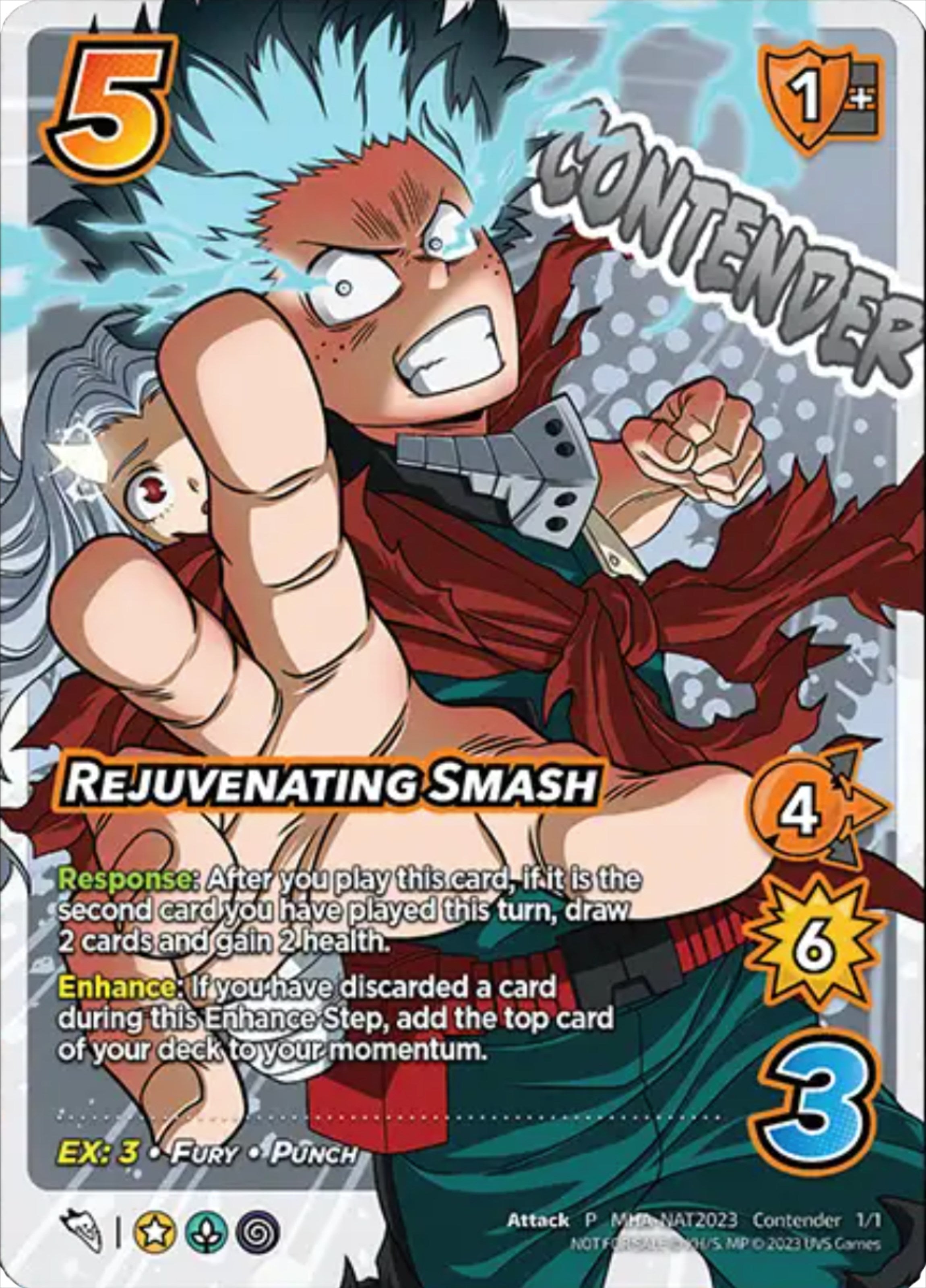 Rejuvenating Smash (Pro Hero Nationals 2023 Contender) [Miscellaneous Promos] | Boutique FDB TCG