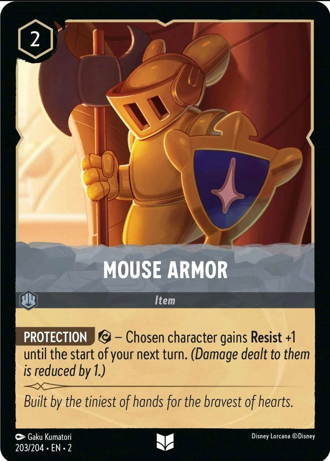 Mouse Armor (203/204) [Rise of the Floodborn] | Boutique FDB TCG