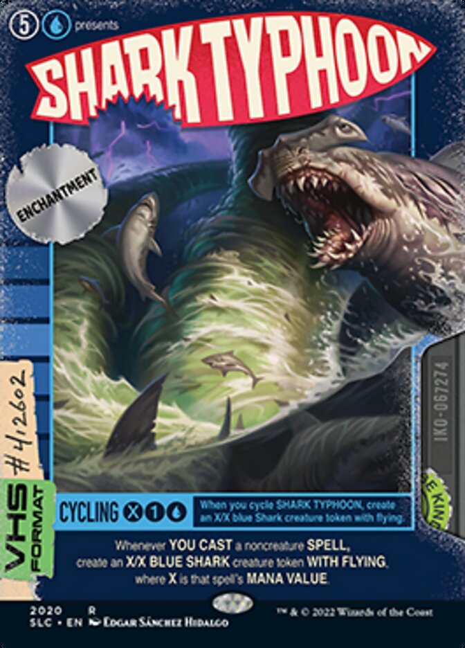 Shark Typhoon (Borderless Alternate Art) [Secret Lair Countdown Kit] | Boutique FDB TCG