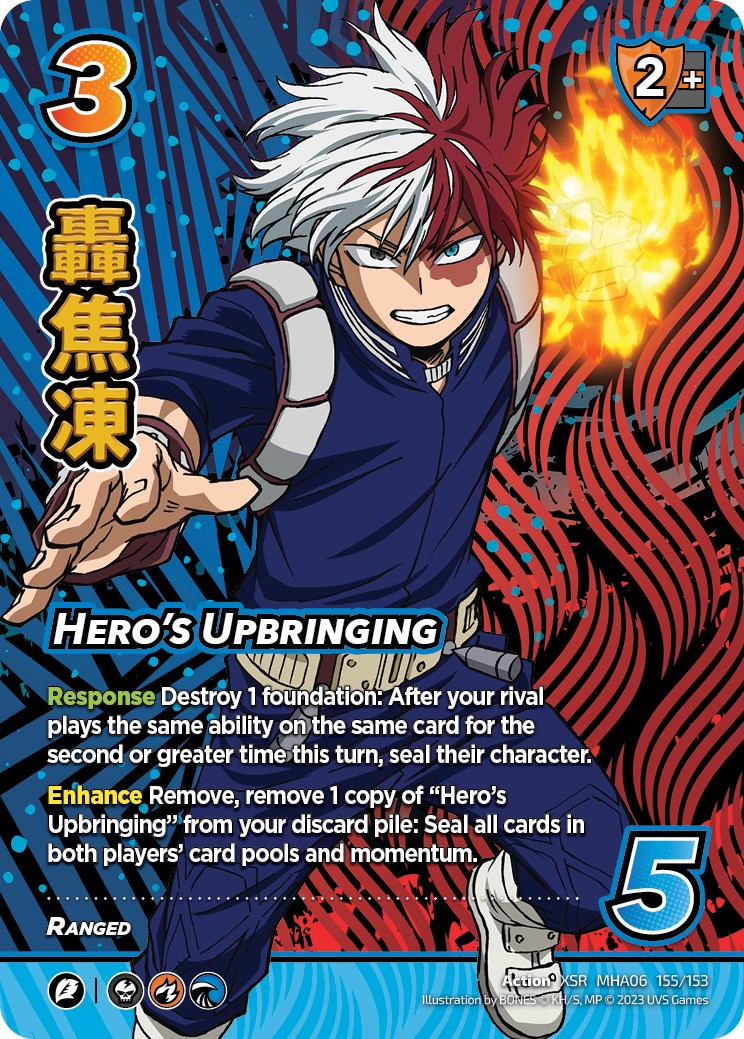 Hero's Upbringing (XSR) [Jet Burn] | Boutique FDB TCG