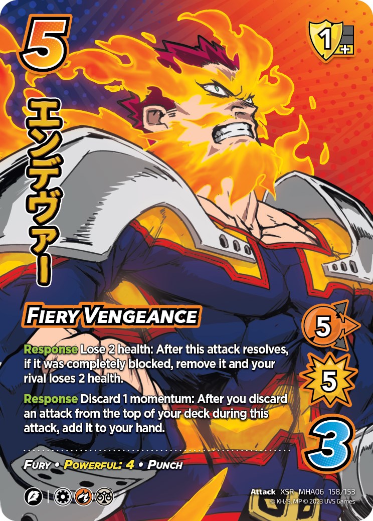 Fiery Vengeance (XSR) [Jet Burn] | Boutique FDB TCG