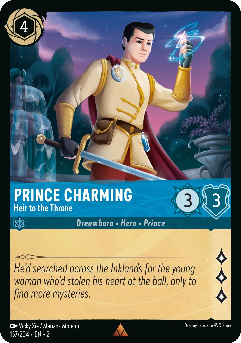 Prince Charming - Heir to the Throne (157/204) [Rise of the Floodborn] | Boutique FDB TCG