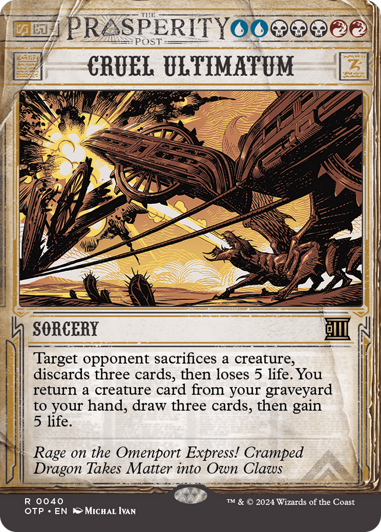 Cruel Ultimatum [Outlaws of Thunder Junction: Breaking News] | Boutique FDB TCG