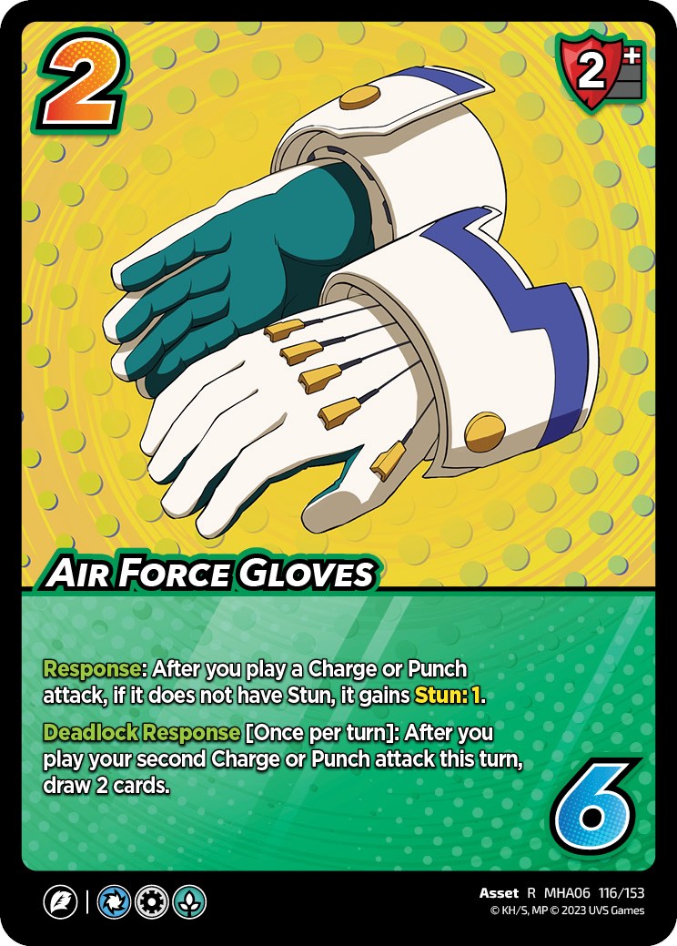 Air Force Gloves [Jet Burn] | Boutique FDB TCG