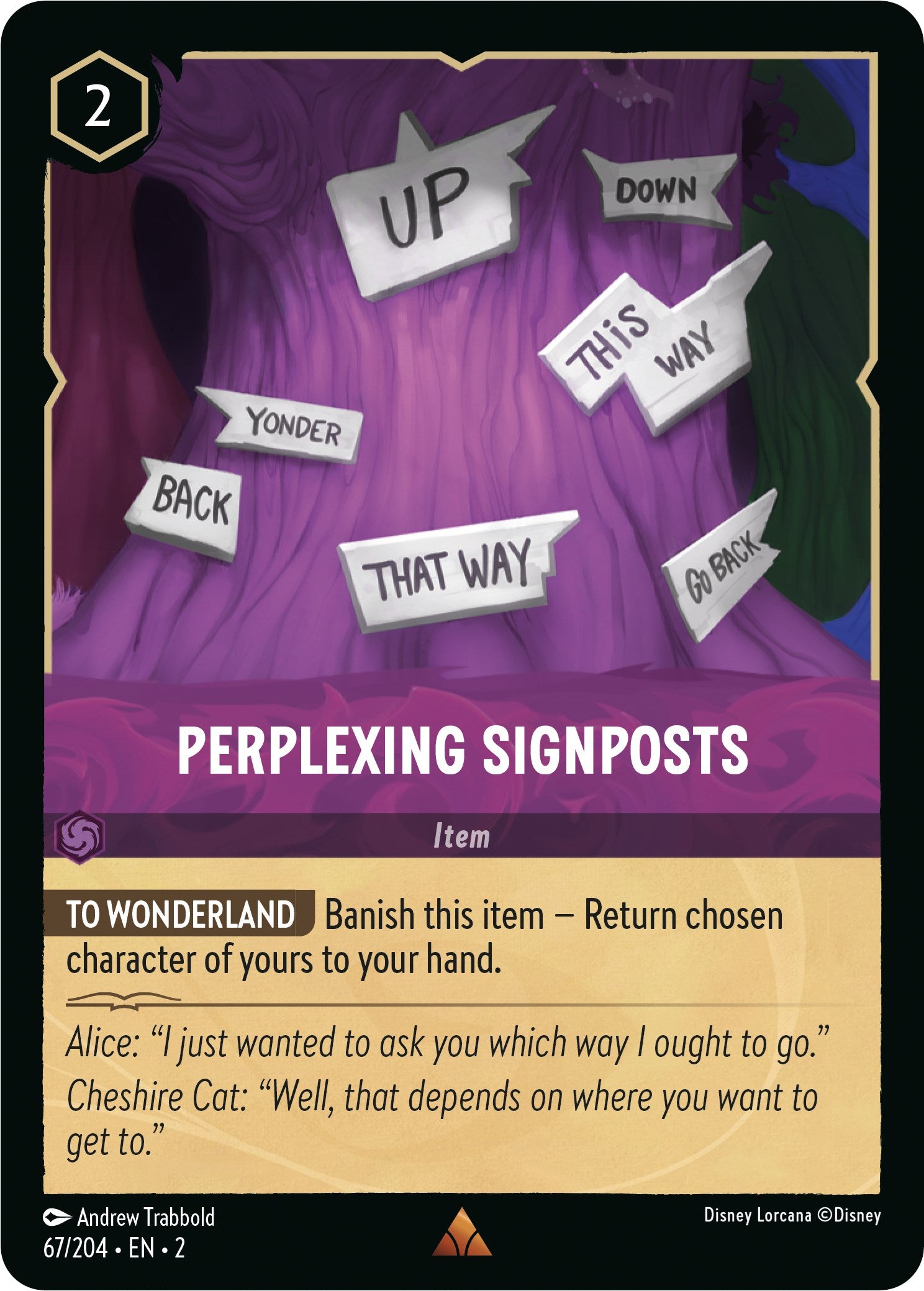 Perplexing Signposts (67/204) [Rise of the Floodborn] | Boutique FDB TCG