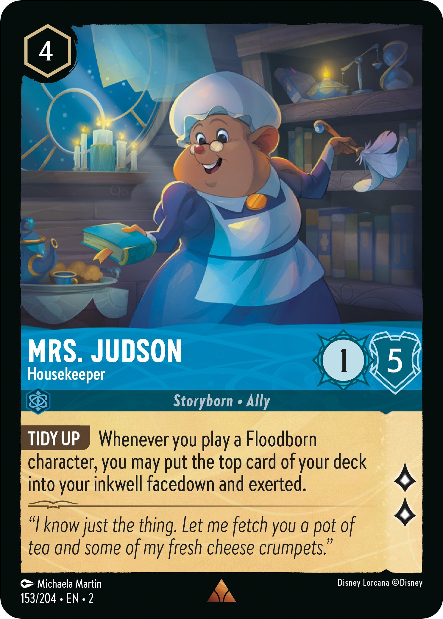 Mrs. Judson - Housekeeper (153/204) [Rise of the Floodborn] | Boutique FDB TCG