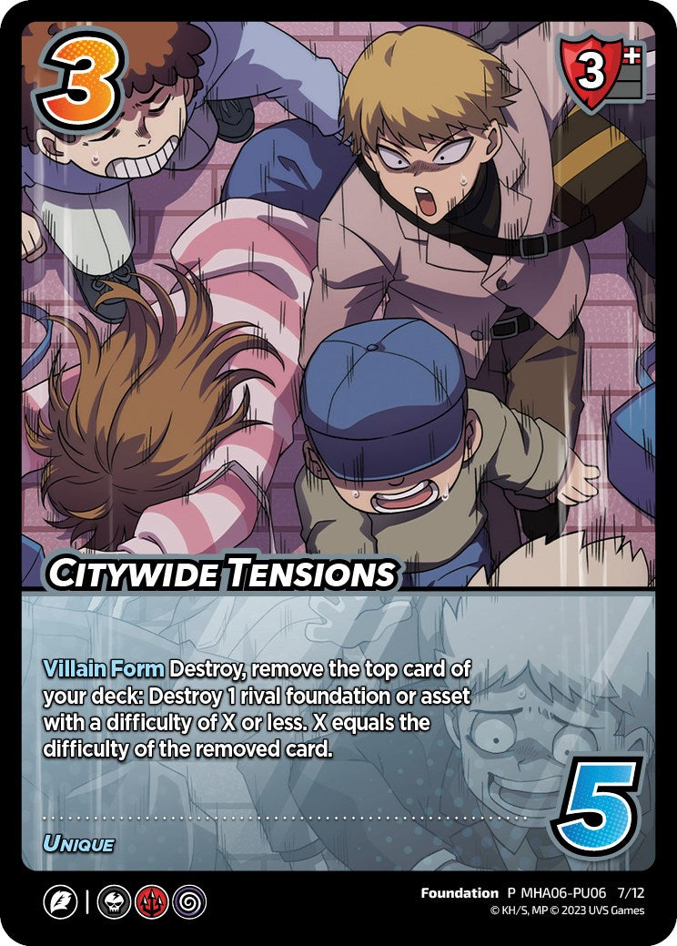 Citywide Tensions (Plus Ultra Pack 6) [Miscellaneous Promos] | Boutique FDB TCG