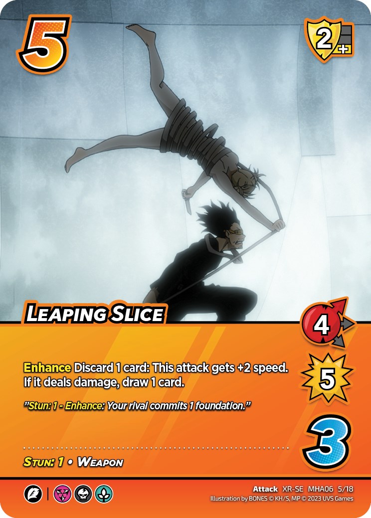 Leaping Slice (XR) [Jet Burn] | Boutique FDB TCG