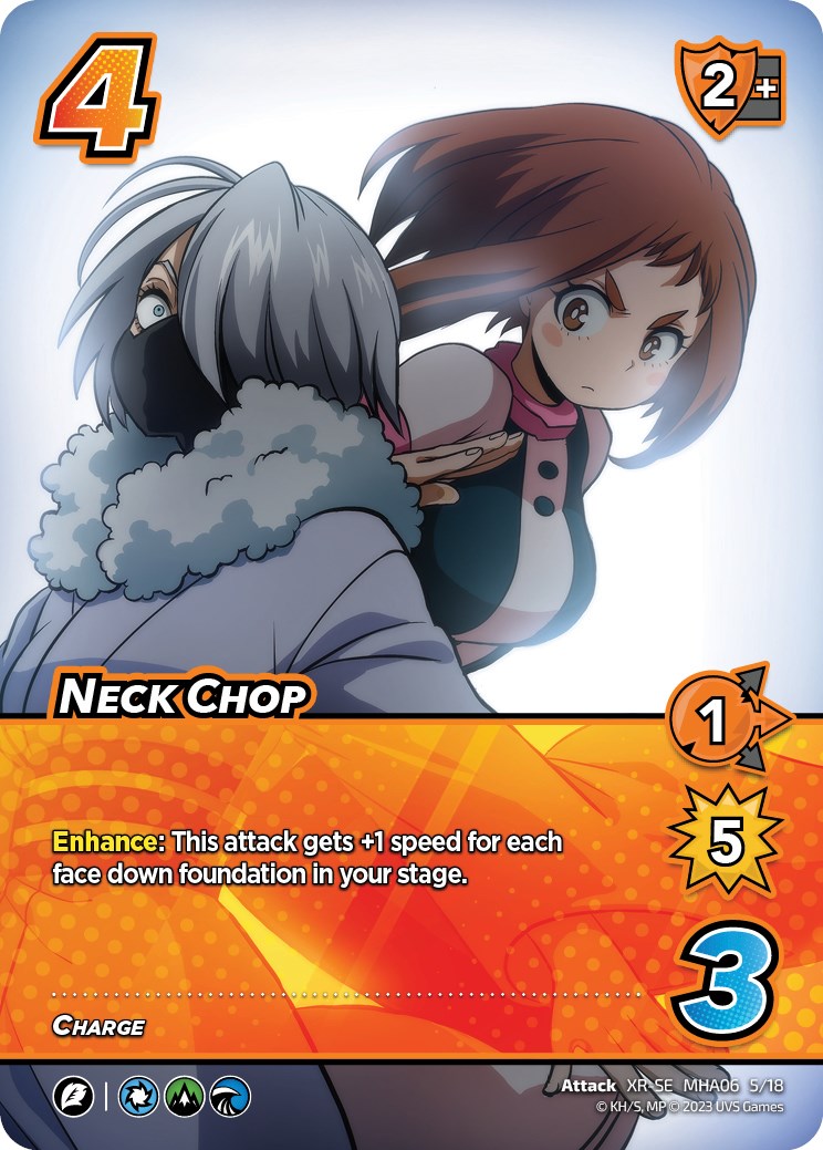 Neck Chop (XR) [Jet Burn] | Boutique FDB TCG