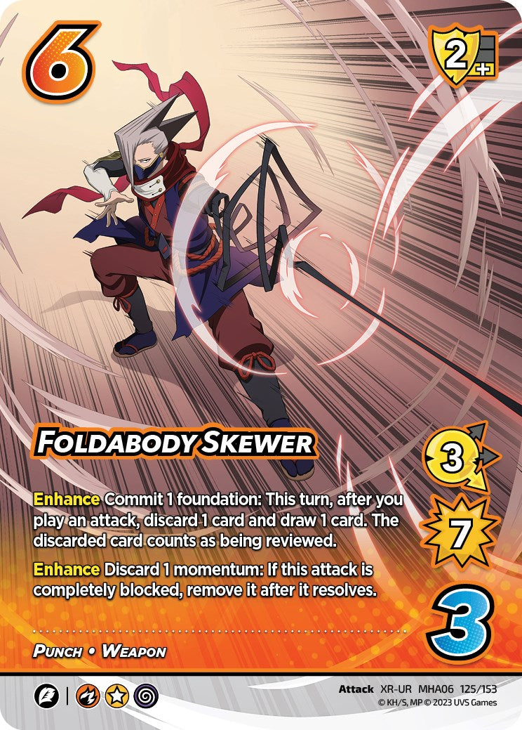 Foldabody Skewer (XR) [Jet Burn] | Boutique FDB TCG