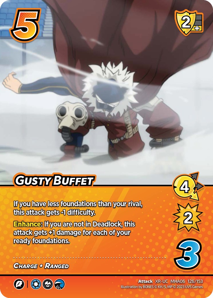 Gusty Buffet (XR) [Jet Burn] | Boutique FDB TCG