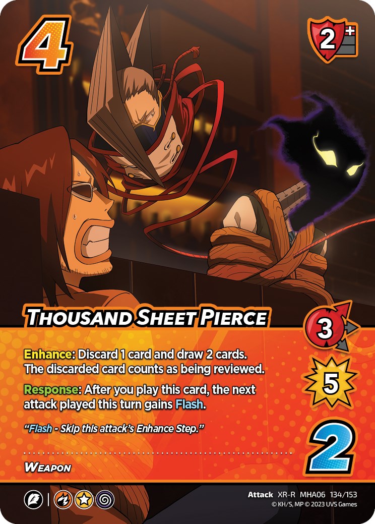 Thousand Sheet Pierce (XR) [Jet Burn] | Boutique FDB TCG