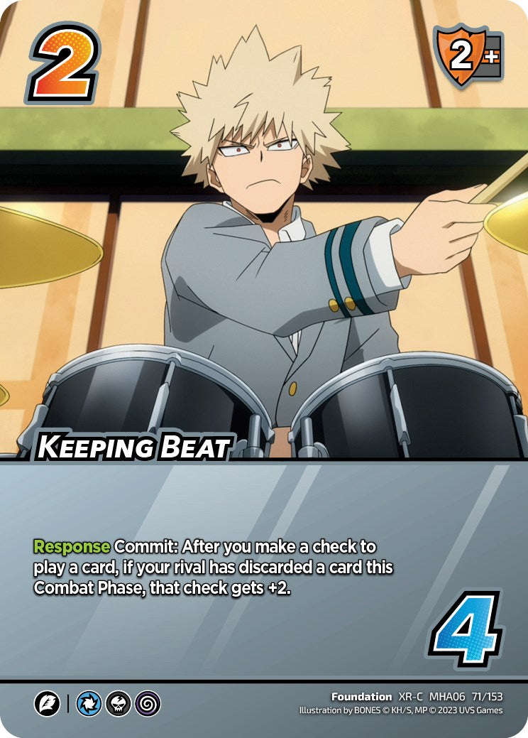 Keeping Beat (XR) [Jet Burn] | Boutique FDB TCG