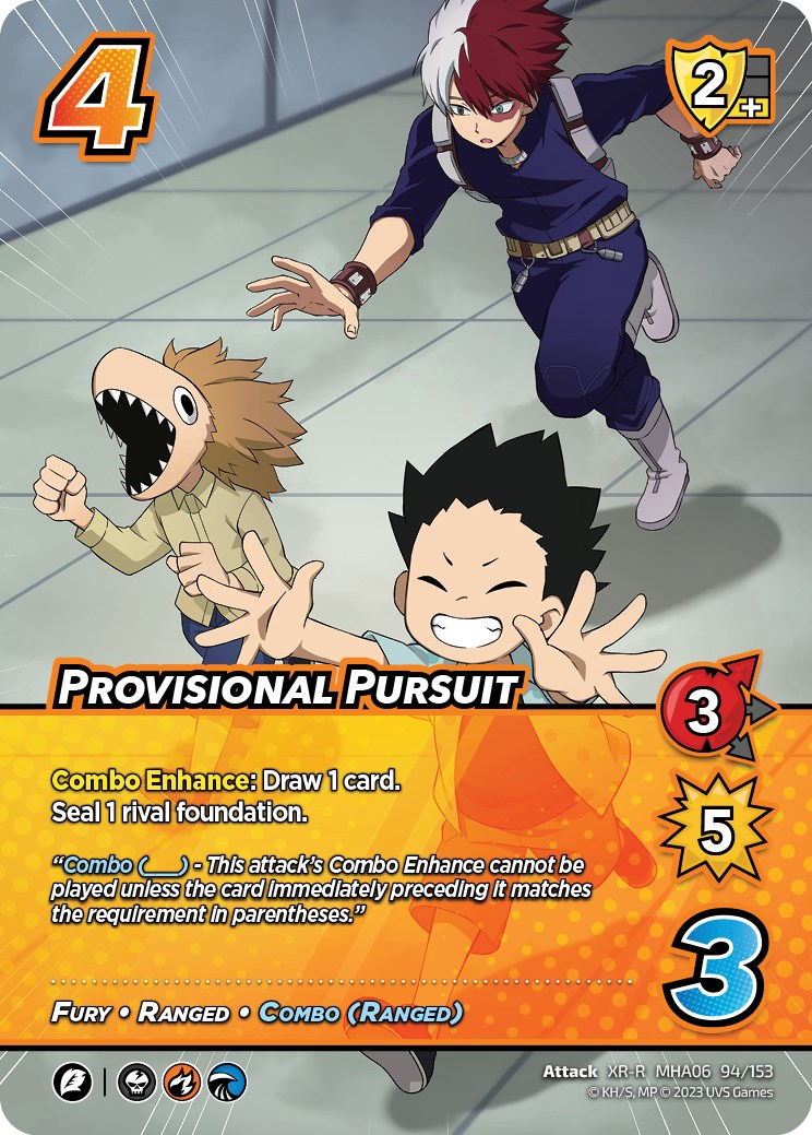 Provisional Pursuit (XR) [Jet Burn] | Boutique FDB TCG