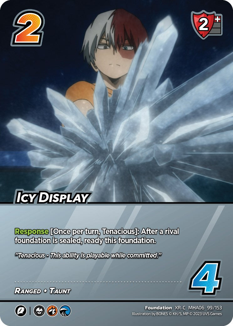 Icy Display (XR) [Jet Burn] | Boutique FDB TCG