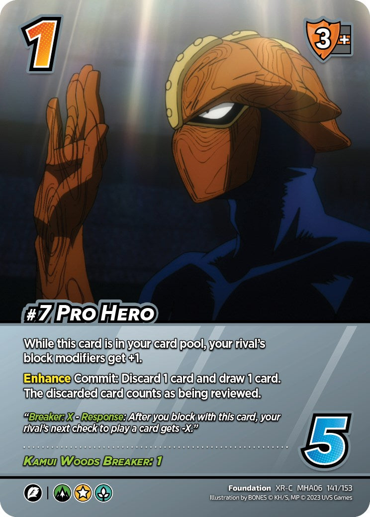 #7 Pro Hero (XR) [Jet Burn] | Boutique FDB TCG