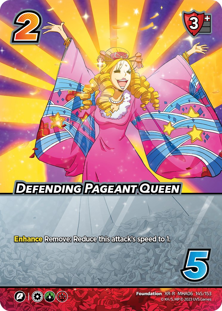 Defending Pageant Queen (XR) [Jet Burn] | Boutique FDB TCG