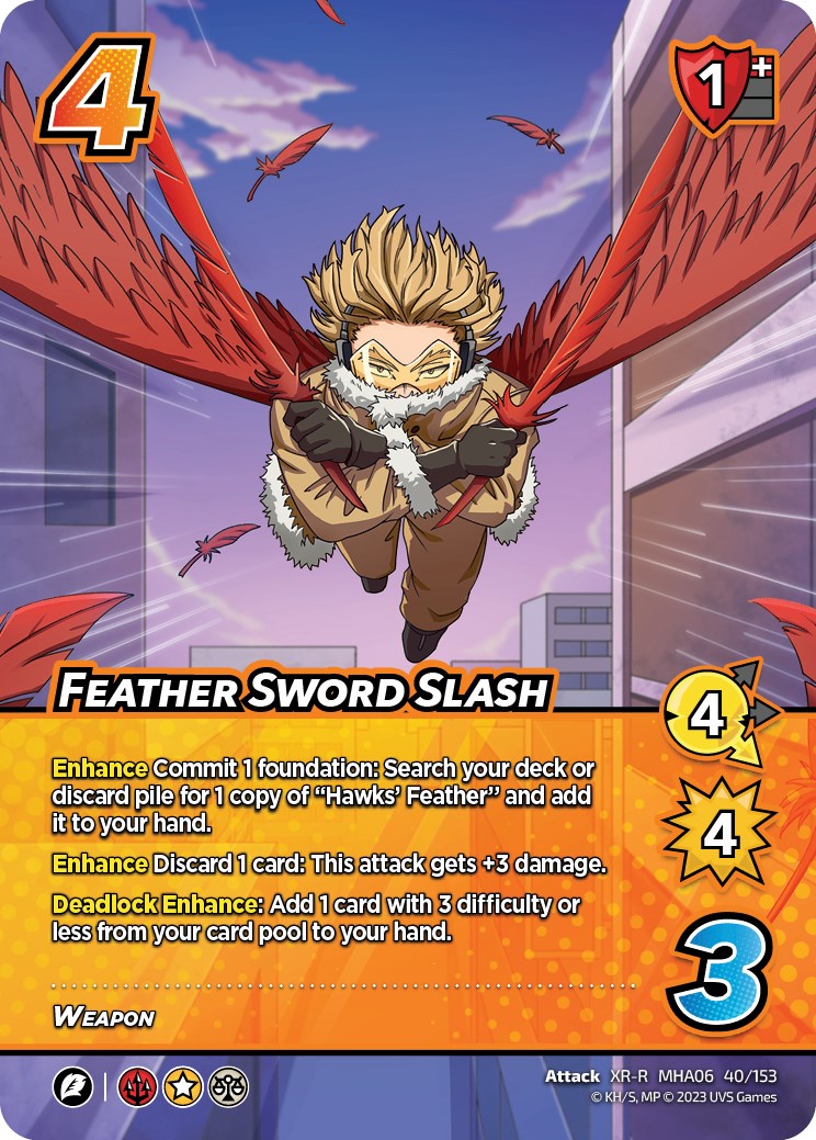 Feather Sword Slash (XR) [Jet Burn] | Boutique FDB TCG