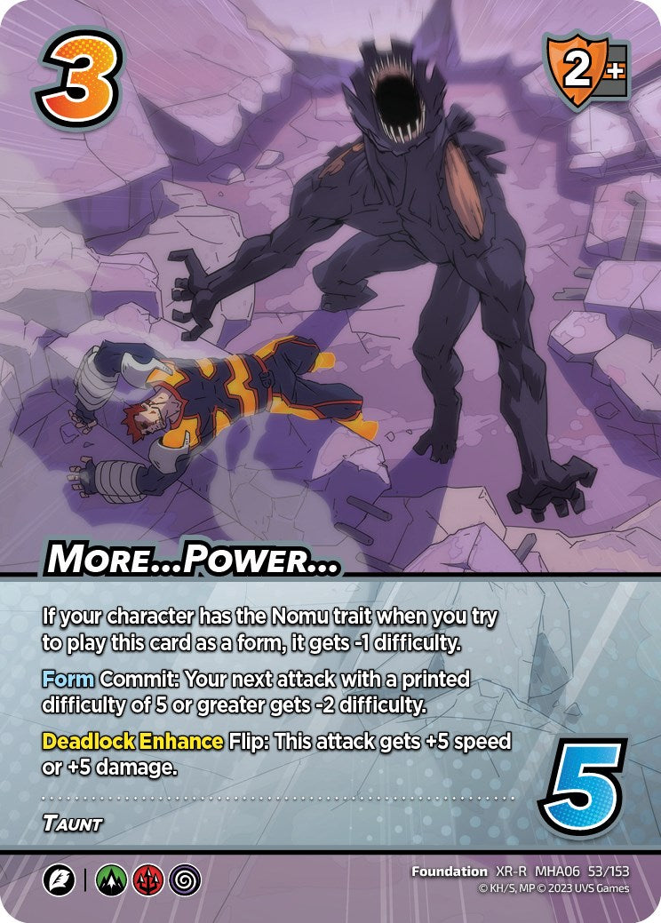 More...Power... (XR) [Jet Burn] | Boutique FDB TCG