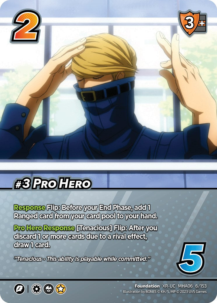 #3 Pro Hero (XR) [Jet Burn] | Boutique FDB TCG