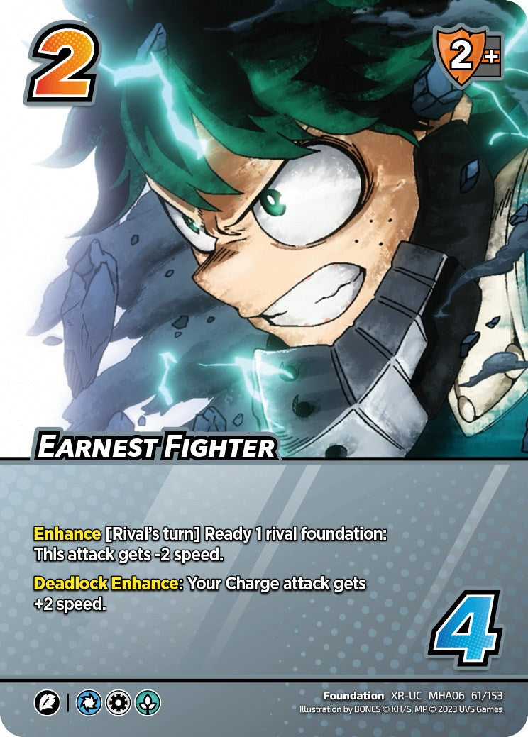 Earnest Fighter (XR) [Jet Burn] | Boutique FDB TCG