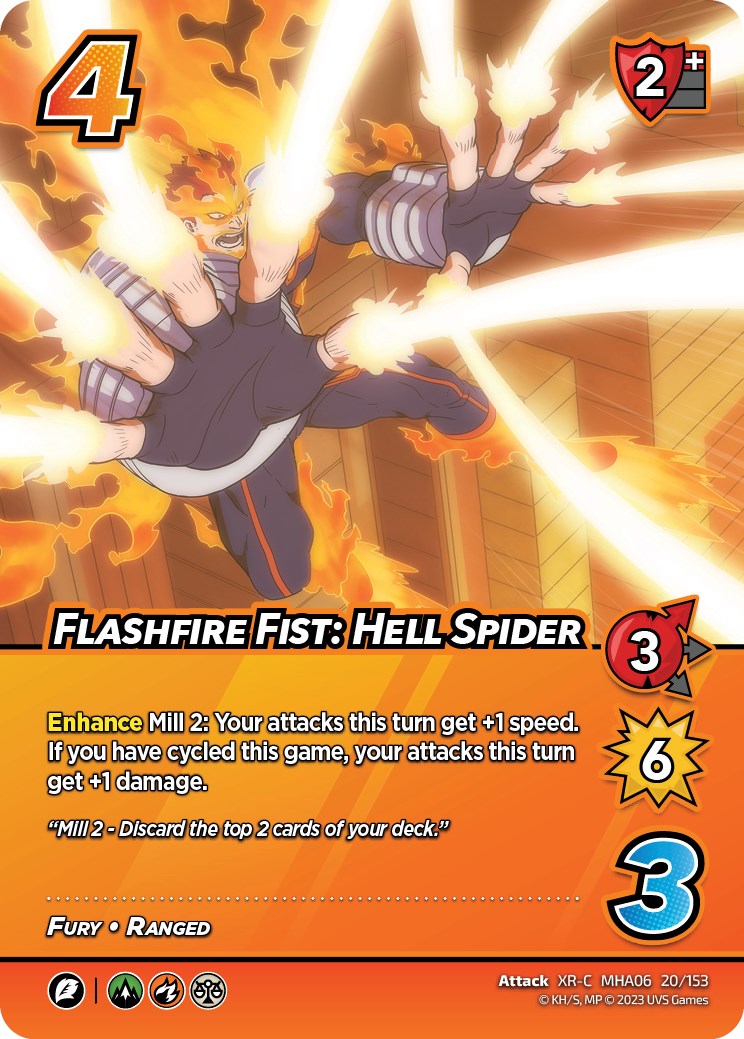 Flashfire Fist: Hell Spider (XR) [Jet Burn] | Boutique FDB TCG