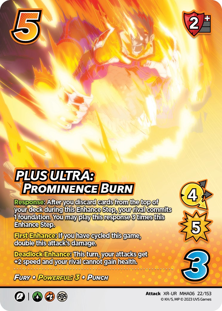 PLUS ULTRA: Prominence Burn (XR) [Jet Burn] | Boutique FDB TCG